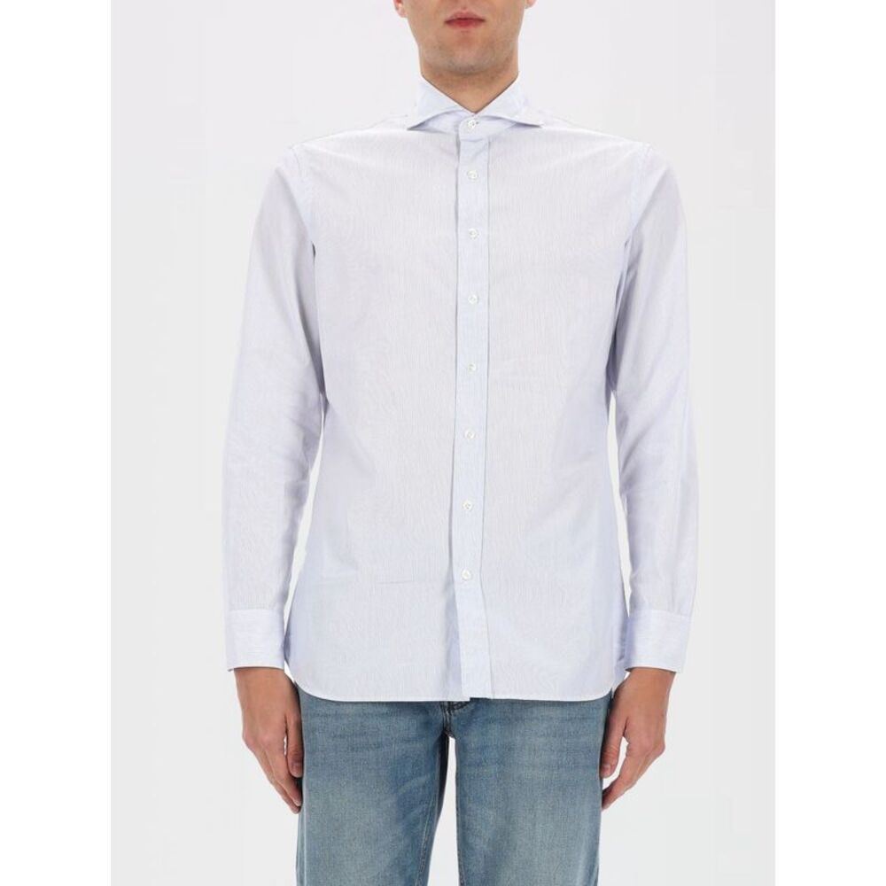 Lardini Men Striped Cotton Casual Shirt Lardini